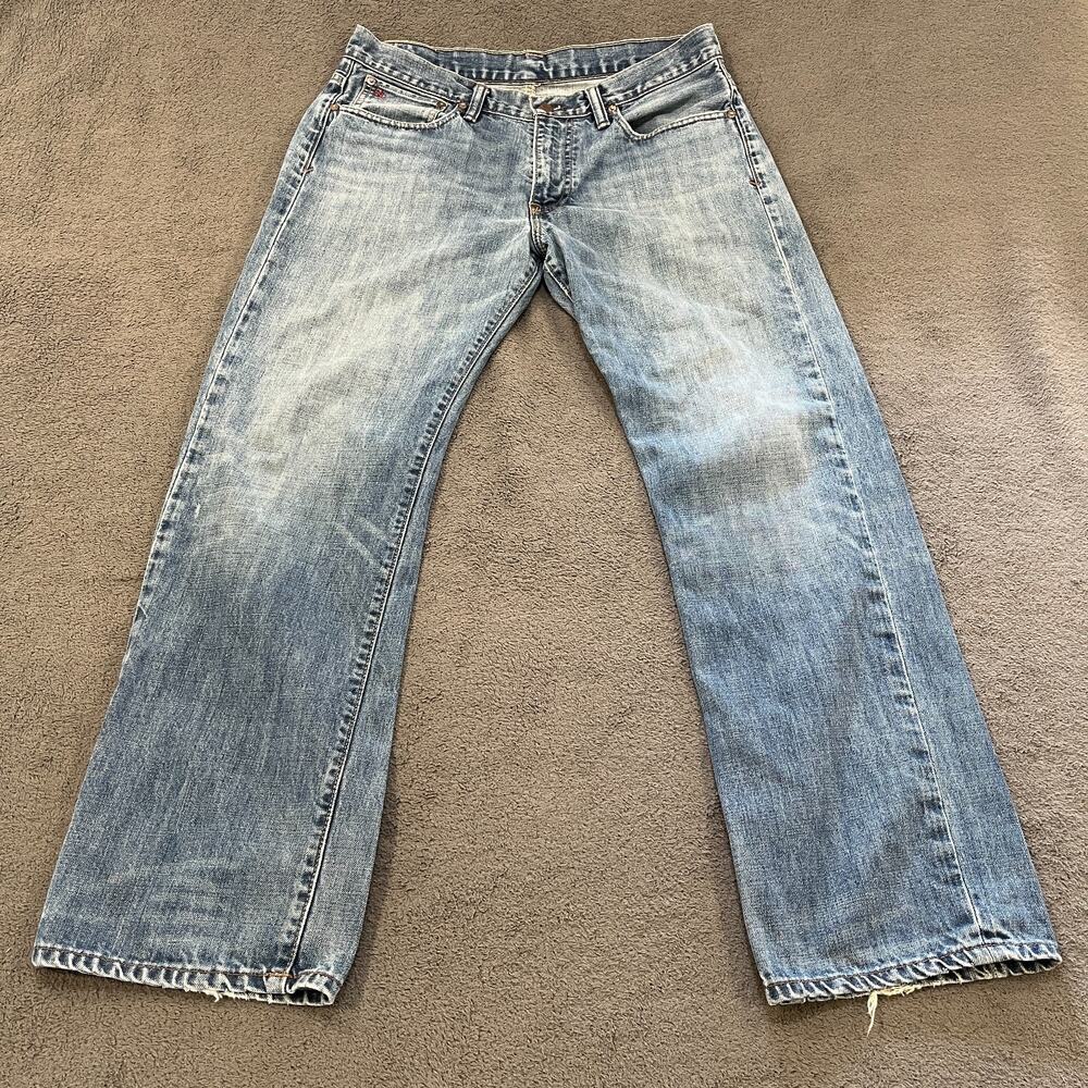 Vintage Polo Ralph Lauren Blue Straight Leg Light Wash Jeans Men’s Size 32x30